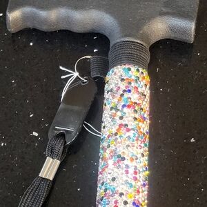 Cane Crystal multicolored walking cane